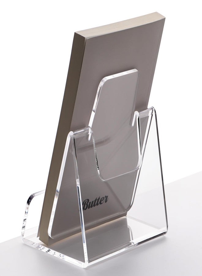YUXUN Clear Acrylic Display Stand, Book Stand Postcard Display Holder for Artworks Display Easel for Comics Photos Easel Holder for Books, Pictures & CDs - Image 2